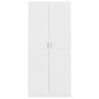 Armario de madera contrachapada blanco 90x52x200cm de vidaXL, Armarios roperos - Ref: Foro24-800630, Precio: 181,78 €, Descue...