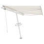 Toldo automático con LED sensor de viento color crema 300x250cm de vidaXL, Toldos - Ref: Foro24-3069512, Precio: 604,78 €, De...