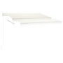 Toldo automático con LED sensor de viento color crema 300x250cm de vidaXL, Toldos - Ref: Foro24-3069512, Precio: 604,78 €, De...
