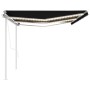 Toldo automático LED sensor de viento gris antracita 6x3 m de vidaXL, Toldos - Ref: Foro24-3070014, Precio: 1,00 €, Descuento: %
