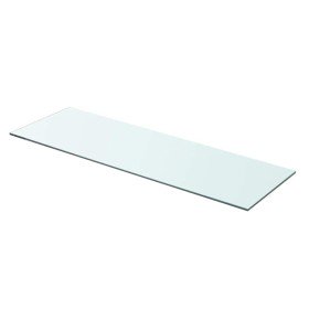 Panel de estante vidrio claro 80x25 cm en Estanterías | Comprar online en Foru.es