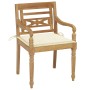 Sillas Batavia 8 unidades madera maciza de teca con cojines de vidaXL, Sillas de jardín - Ref: Foro24-3073351, Precio: 1,00 €...