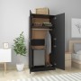 Armario de madera contrachapada negro 80x52x180 cm de vidaXL, Armarios roperos - Ref: Foro24-800622, Precio: 202,11 €, Descue...