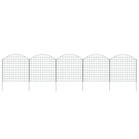 Green arched garden fence set 77.5x78.5 cm by vidaXL, fence panels - Ref: Foro24-146103, Price: 83,18 €, Discount: %