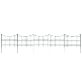 Set grüner gewölbter Gartenzaun 77,5x64 cm von vidaXL, Zaunpaneele - Ref: Foro24-146104, Preis: 51,87 €, Rabatt: %