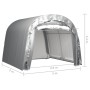 Carpa de almacenamiento acero gris 300x300 cm de vidaXL, Cobertizos - Ref: Foro24-3079586, Precio: 357,91 €, Descuento: %