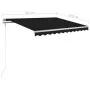 Toldo manual retráctil con luz LED gris antracita 3x2,5 m de vidaXL, Toldos - Ref: Foro24-3069904, Precio: 364,05 €, Descuent...