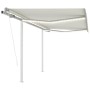 Toldo automático con LED y sensor de viento crema 3x2,5 m de vidaXL, Toldos - Ref: Foro24-3069912, Precio: 594,81 €, Descuent...