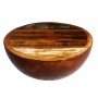 Mesa de centro forma cuenco base acero madera maciza reciclada de vidaXL, Mesas de centro - Ref: Foro24-241648, Precio: 93,82...