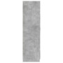 Armario de madera contrachapada gris hormigón 80x52x180 cm de vidaXL, Armarios roperos - Ref: Foro24-800625, Precio: 203,06 €...