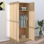 Armario de madera contrachapada roble Sonoma 80x52x180 cm de vidaXL, Armarios roperos - Ref: Foro24-800624, Precio: 206,37 €,...