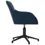Sillas de comedor giratorias 2 uds terciopelo azul de vidaXL, Sillas de comedor - Ref: Foro24-3103376, Precio: 175,14 €, Desc...
