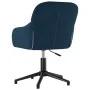 Sillas de comedor giratorias 2 uds terciopelo azul de vidaXL, Sillas de comedor - Ref: Foro24-3103376, Precio: 175,14 €, Desc...