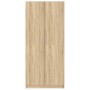 Armario de madera contrachapada roble Sonoma 80x52x180 cm de vidaXL, Armarios roperos - Ref: Foro24-800624, Precio: 206,37 €,...
