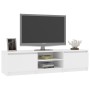 Mueble para TV madera contrachapada blanco 140x40x35,5 cm de vidaXL, Muebles TV - Ref: Foro24-800648, Precio: 83,13 €, Descue...