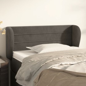 Cabecero de terciopelo gris oscuro 103x23x78/88 cm de vidaXL, Cabeceros y pies de cama - Ref: Foro24-3117327, Precio: 48,09 €...