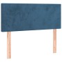 Cabecero con LED de terciopelo azul 100x5x78/88 cm de vidaXL, Cabeceros y pies de cama - Ref: Foro24-3121378, Precio: 42,29 €...