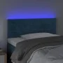 LED-Kopfteil aus dunkelblauem Samt, 80 x 5 x 78/88 cm von vidaXL, Kopf- und Fußteile - Ref: Foro24-3121786, Preis: 38,82 €, R...