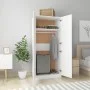 Armario de madera contrachapada blanco 80x52x180 cm de vidaXL, Armarios roperos - Ref: Foro24-800621, Precio: 173,34 €, Descu...