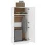 Armario de madera contrachapada blanco 80x52x180 cm de vidaXL, Armarios roperos - Ref: Foro24-800621, Precio: 173,34 €, Descu...