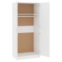 Armario de madera contrachapada blanco 80x52x180 cm de vidaXL, Armarios roperos - Ref: Foro24-800621, Precio: 193,14 €, Descu...