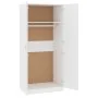 Armario de madera contrachapada blanco 80x52x180 cm de vidaXL, Armarios roperos - Ref: Foro24-800621, Precio: 173,34 €, Descu...