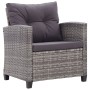 Muebles de jardín 6 pzas y cojines ratán sintético gris oscuro de vidaXL, Sofás de exterior - Ref: Foro24-46150, Precio: 615,...