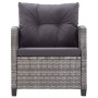 Muebles de jardín 6 pzas y cojines ratán sintético gris oscuro de vidaXL, Sofás de exterior - Ref: Foro24-46150, Precio: 615,...