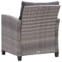 Muebles de jardín 6 pzas y cojines ratán sintético gris oscuro de vidaXL, Sofás de exterior - Ref: Foro24-46150, Precio: 615,...