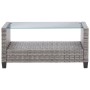 Muebles de jardín 6 pzas y cojines ratán sintético gris oscuro de vidaXL, Sofás de exterior - Ref: Foro24-46150, Precio: 615,...