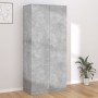 Armario de madera contrachapada gris hormigón 90x52x200 cm de vidaXL, Armarios roperos - Ref: Foro24-800634, Precio: 173,82 €...