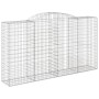 Cestas gaviones 17 uds forma de arco hierro 300x50x160/180 cm de vidaXL, Maceteros y jardineras - Ref: Foro24-3146768, Precio...