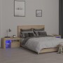 Mesitas de noche con luces LED 2 uds roble Sonoma 70x36,5x40cm de vidaXL, Mesitas de noche - Ref: Foro24-3152772, Precio: 116...