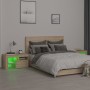 Mesitas de noche con luces LED 2 uds roble Sonoma 70x36,5x40cm de vidaXL, Mesitas de noche - Ref: Foro24-3152772, Precio: 116...