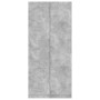 Armario de madera contrachapada gris hormigón 90x52x200 cm de vidaXL, Armarios roperos - Ref: Foro24-800634, Precio: 173,82 €...