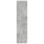 Armario de madera contrachapada gris hormigón 90x52x200 cm de vidaXL, Armarios roperos - Ref: Foro24-800634, Precio: 173,82 €...