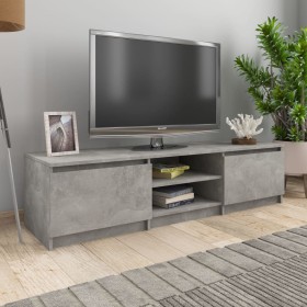 Mueble de TV madera contrachapada gris hormigón 140x40x35,5 cm de vidaXL, Muebles TV - Ref: Foro24-800652, Precio: 80,68 €, D...