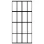 Duschwand mit ESG-Glas und schwarzer Aluminiumablage 80x195 cm von vidaXL, Duschwände und Duschwände - Ref: Foro24-3185443, P...