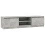 Mueble de TV madera contrachapada gris hormigón 140x40x35,5 cm de vidaXL, Muebles TV - Ref: Foro24-800652, Precio: 80,68 €, D...