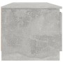 Mueble de TV madera contrachapada gris hormigón 140x40x35,5 cm de vidaXL, Muebles TV - Ref: Foro24-800652, Precio: 80,68 €, D...