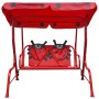 Balancín infantil de acero rojo de vidaXL, Balancines de jardín - Ref: Foro24-41840, Precio: 110,62 €, Descuento: %