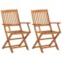Mesa y sillas bistró plegables 3 pzas madera maciza de acacia de vidaXL, Conjuntos de jardín - Ref: Foro24-43381, Precio: 154...