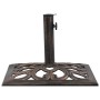 Base de sombrilla de hierro fundido color bronce 12 kg 49 cm de vidaXL, Bases para sombrillas - Ref: Foro24-47868, Precio: 74...