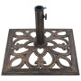 Base de sombrilla de hierro fundido color bronce 12 kg 49 cm de vidaXL, Bases para sombrillas - Ref: Foro24-47868, Precio: 74...