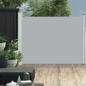 Gray retractable garden side awning 140x500 cm by vidaXL, Umbrellas - Ref: Foro24-48398, Price: 84,11 €, Discount: %