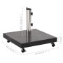 Base de sombrilla de granito cuadrada negro 30 kg de vidaXL, Bases para sombrillas - Ref: Foro24-48565, Precio: 94,72 €, Desc...