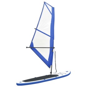 Tabla de paddle surf inflable con vela azul y blanca de vidaXL, Paddleboards - Ref: Foro24-92210, Precio: 530,17 €, Descuento: %