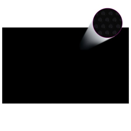 Cubierta de piscina rectangular PE negro 500x300 cm de vidaXL, Cubiertas para piscina - Ref: Foro24-92963, Precio: 57,03 €, D...