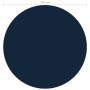 Cubierta solar de piscina de PE flotante negro y azul 549 cm de vidaXL, Cubiertas para piscina - Ref: Foro24-92980, Precio: 9...