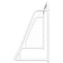 Portería de fútbol con red acero y poliéster blanco 125x96x60cm de vidaXL, Porterías de fútbol - Ref: Foro24-93732, Precio: 5...